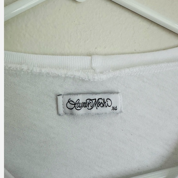 Lauren Moshi White Star Graphic Tee - Picture 5 of 5